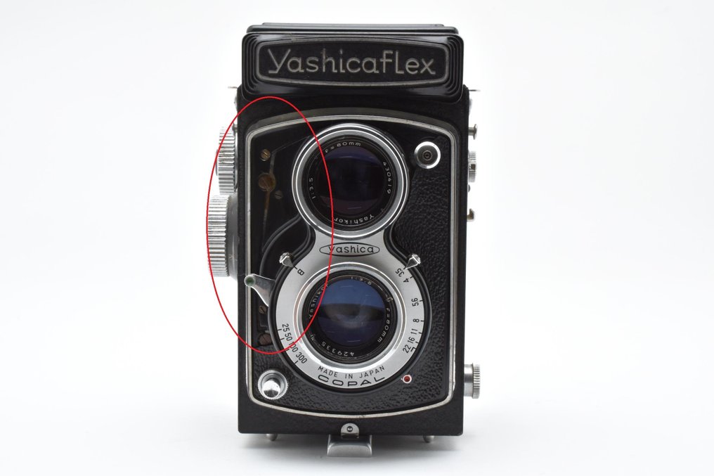 Yashica Yashicaflex Model A 3.5/80mm Toøyd speilreflekskamera (TLR) #1.0