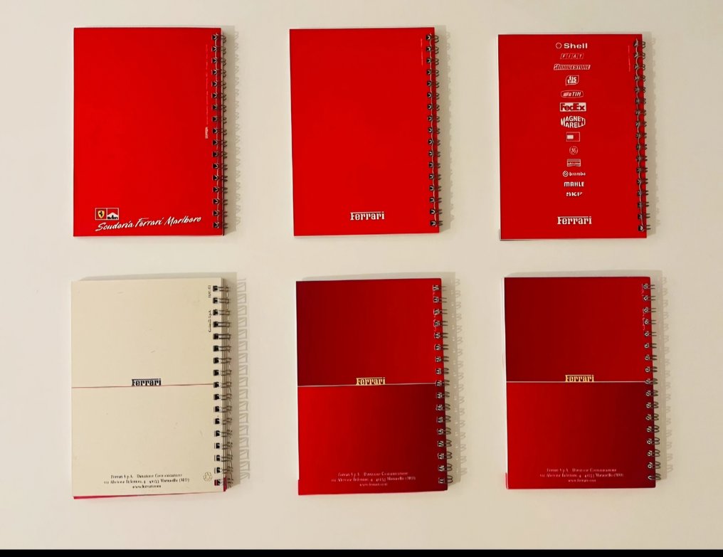 Ferrari F1 Notebooks Gp Monza Schumaker - Brochura - 1999-2002 #1.0