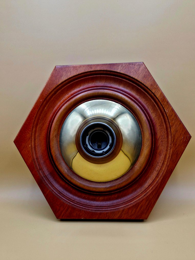 Hustadt Leuchten - Kinkiet - Drewno, Mosiądz #4.3