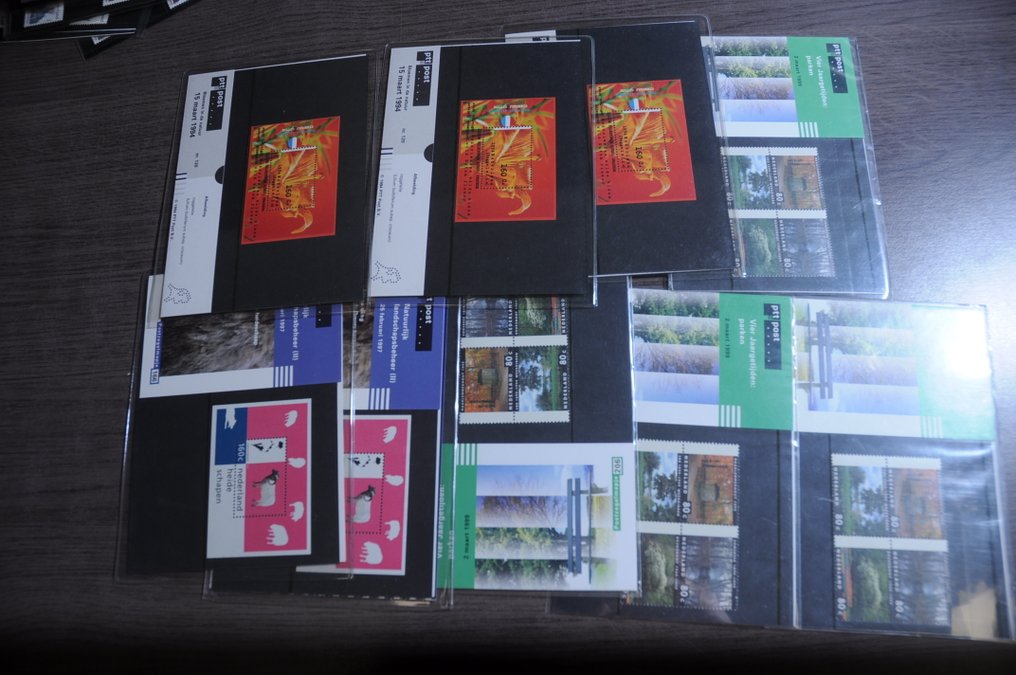 Netherlands  - A box full of 100-cent mint stamp albums. #4.3