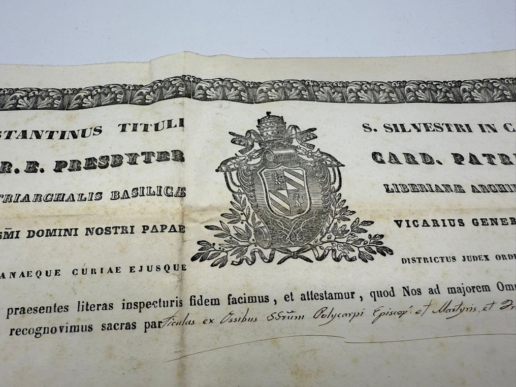 Documento Reliek - Carta - 1800-1850 #3.2