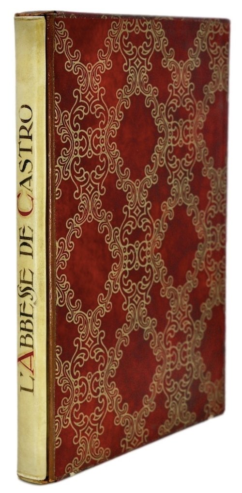 STENDHAL / Eugène COURBOIN - L'abbesse de Castro [Reliure signée pyrogravée] - 1890 #1.0
