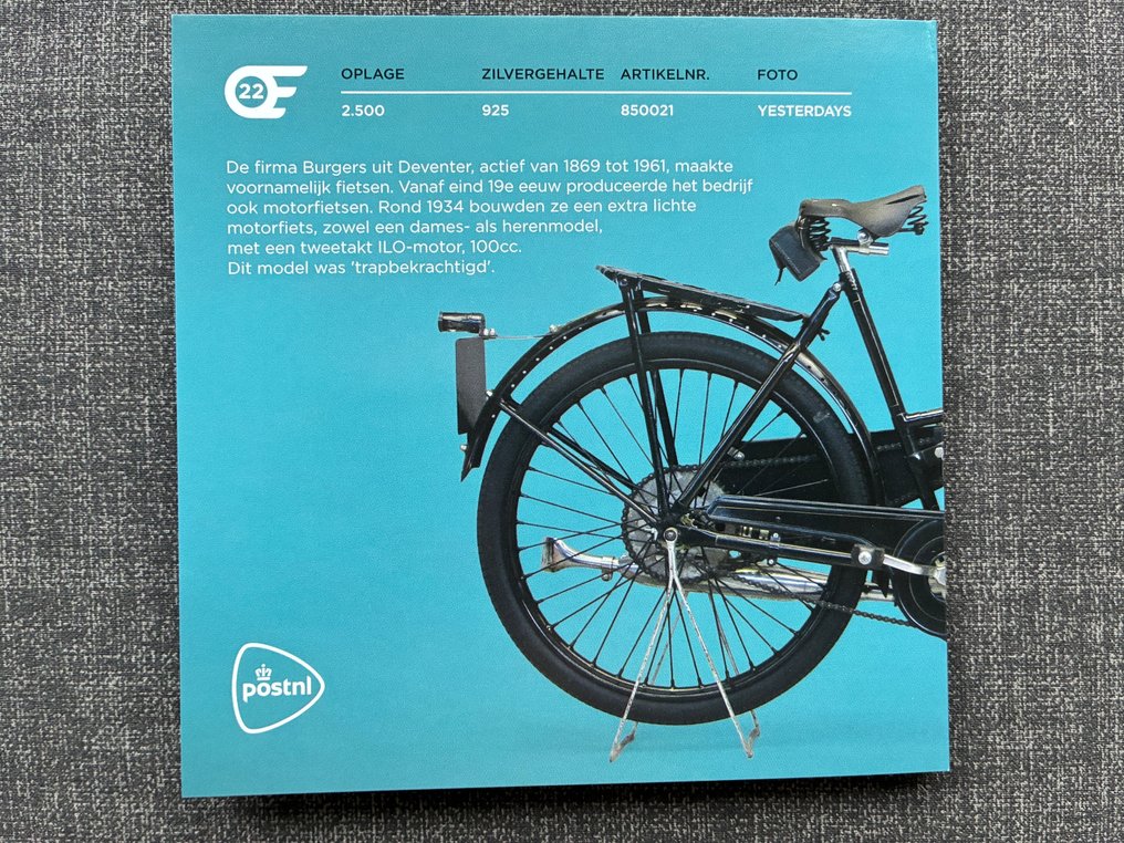 Alankomaat 2025 - Zilveren Zegels Editie 2025 hollantiliset moottoripyörämerkit #3.2