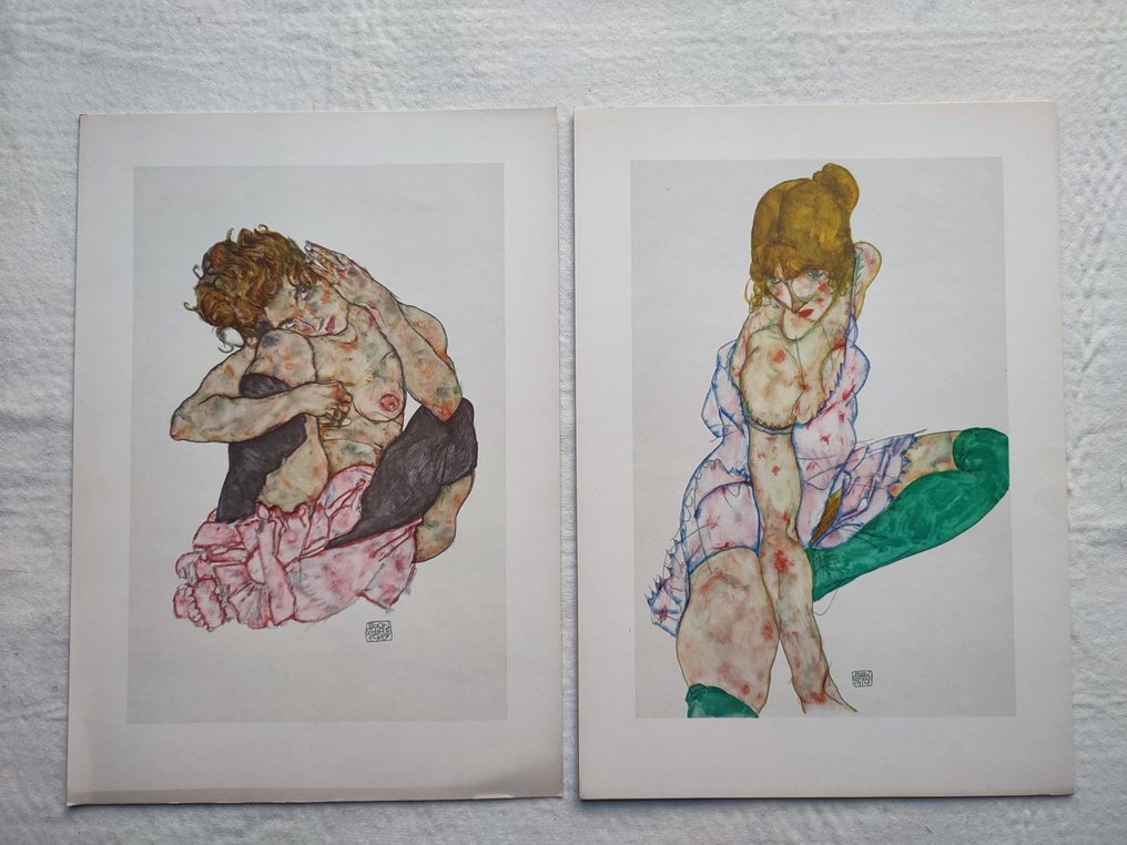 Egon Schiele (1890-1918), after - 24 prints by Egon Schiele #3.2