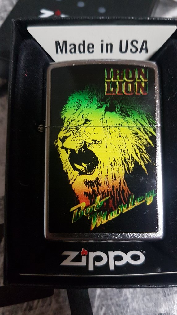 Zippo - Original Zippo Rarität Bob Marley IRON Lion - No reserve price - Lighter - Chrome #2.1