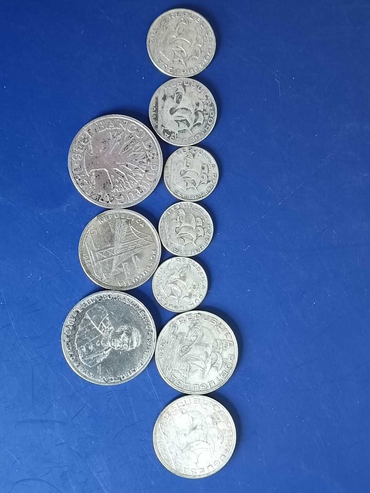 Portugal, World, Europe. 10 Silver Coins + Bundle of World Coins (2.6KG - 85% from Portugal) 1900 - 2000  (No reserve price) #2.1