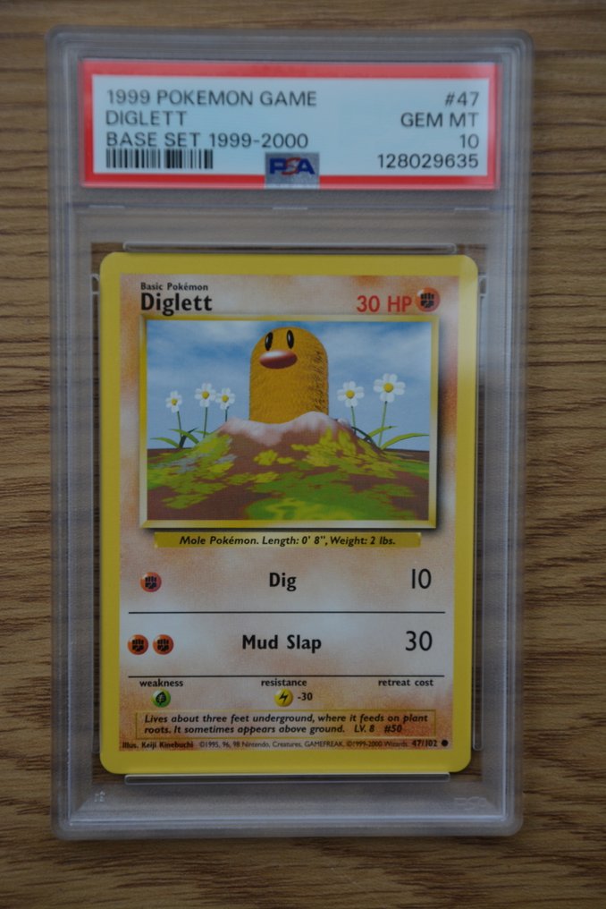 Pokémon - 1 Graded card - Diglett 47 - PSA 10 - WOTC - Base set #1.0