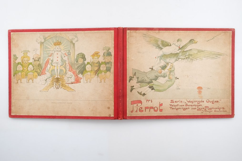 Louis Raedemaekers - Pierrot + Carico-Plane - 1907-1910 #3.2