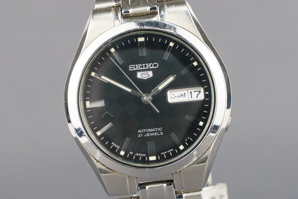 Seiko - Seiko 5 Automatic Day-Date - χωρίς τιμή ασφαλείας - 7S26-03E0 - Άνδρες - 2000-2010  #1.0