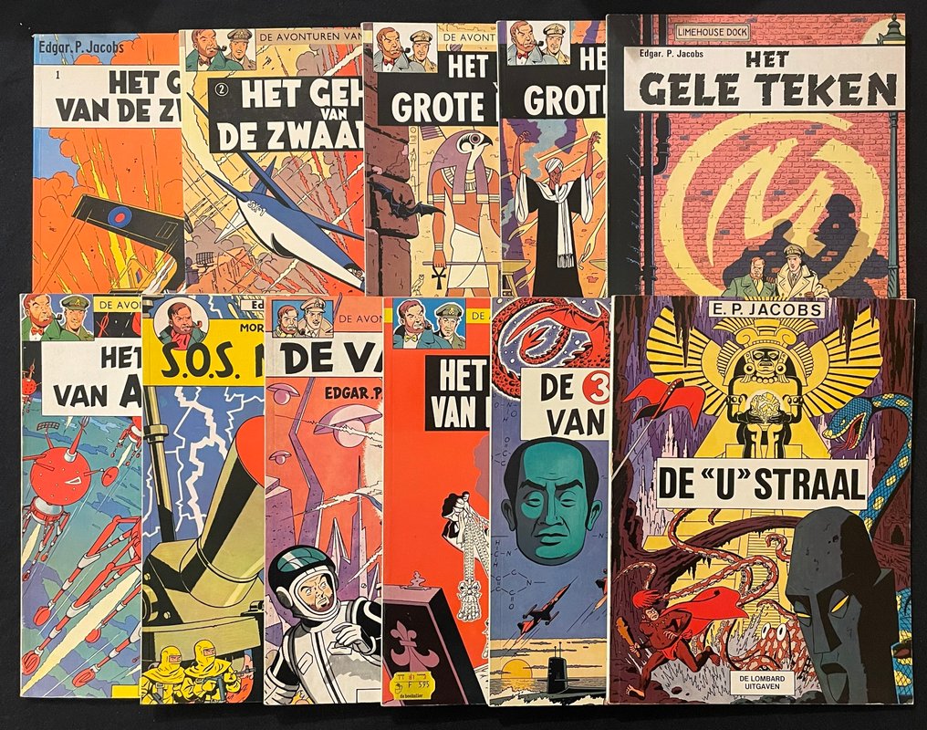 Blake en Mortimer - complete Jacobs serie + U-straal - 11 Album - Ulike utgaver - 1977/1981 #1.0