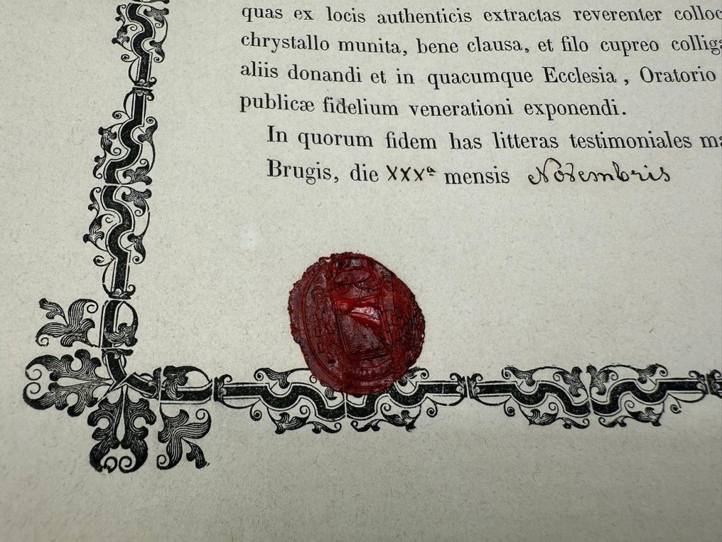 Relic document - Paper - 1850-1900 #3.2