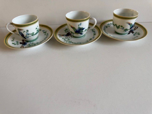 Hermès - Kaffeservis (3) - Keramik - i perfekta förhållanden #1.0