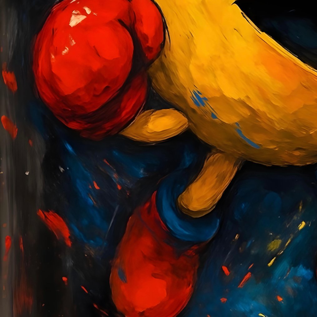 AT9 - [Canvas XL] Pac-Man - Oil Painting Tribute #3.2