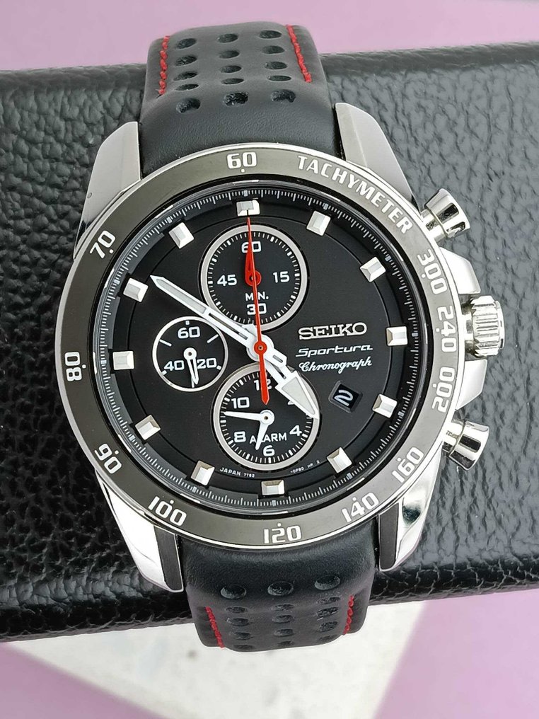 Seiko - Sportura Chronograph - Sans prix de réserve - SNAE69P2 - Homme - 2010-2020  #3.2