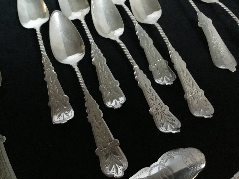 Κουταλάκι του γλυκού (14) - Ασημί - 2 Suikerscheppen (1870) #4.3