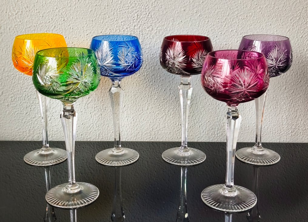 Copo de vinho (6) - Cristal - Boheems cristal #1.0