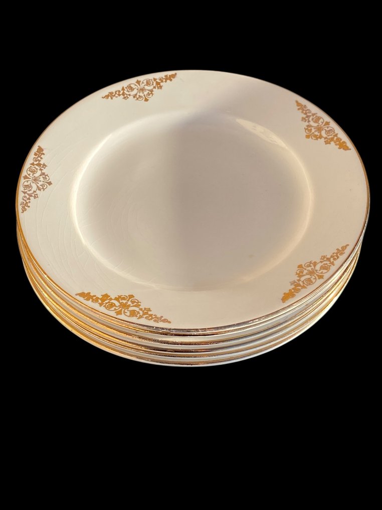 Richard Ginori - filo oro e floreale - Σετ δείπνου για 6 άτομα (6) - Πορσελάνη - Χωρίς ελάχιστη τιμή εκχώρησης! #3.2