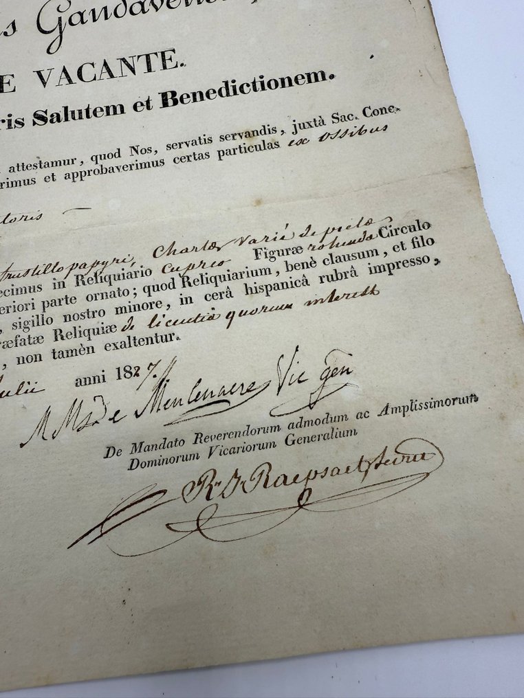 Relikwia świętego Tomasza Doktora - Papier - 1800-1850 #3.2