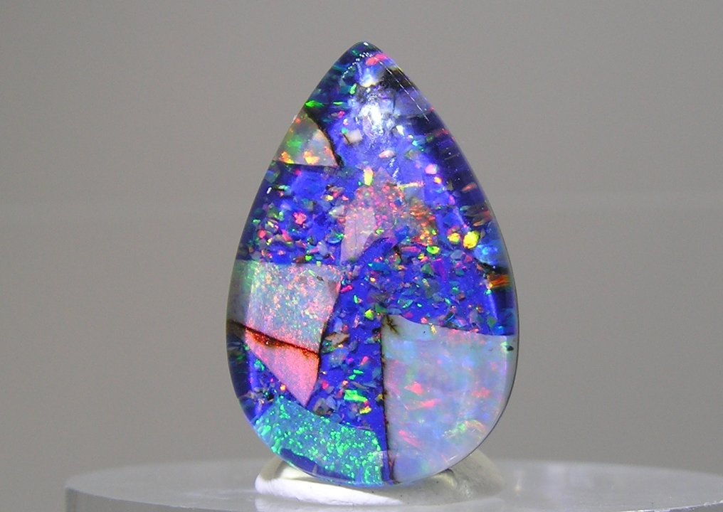 Opal Cabochon - Höhe: 22.6 mm - Breite: 14.8 mm- 2.9 g - (1) #4.3