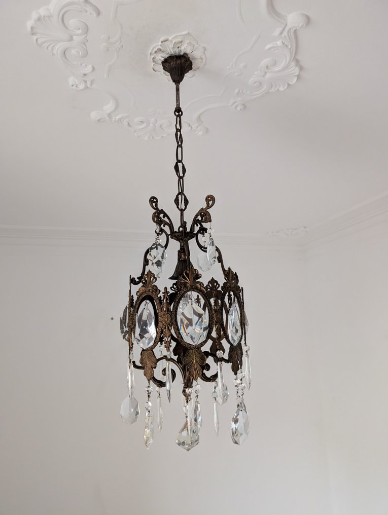 吊灯 - 黄铜色 - Cristallo #3.2