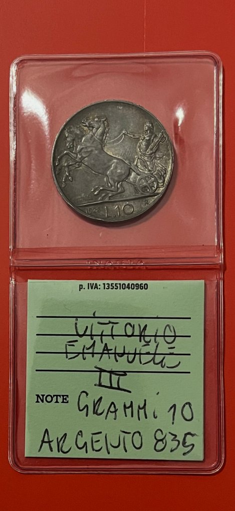Italië. Vittorio Emanuele III. 10 Lire 1928  (Zonder minimumprijs) #1.0
