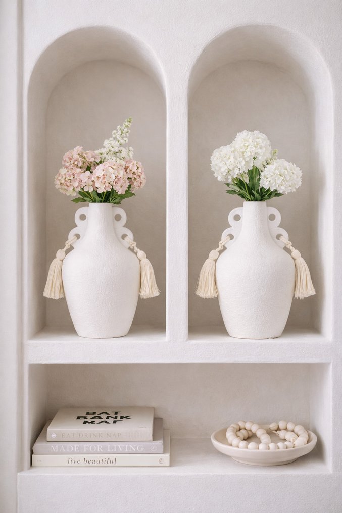 Vas (2)  - piatră de dolomit - Proiectează vazele cu ciucuri. #1.0