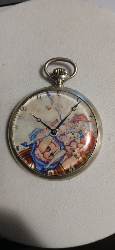 Reloj--EROTICO--Ingles,plata[935] - 1850-1900 #1.0