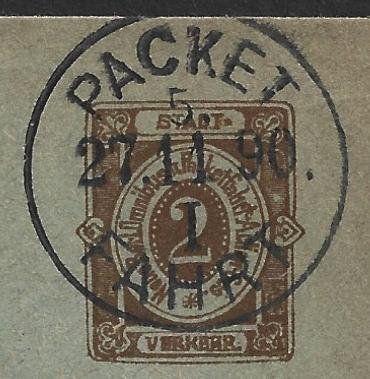 Deutschland 1874/1954 - Sammlung von Brief- und Postzahlen aus Deutschland: private Postdienste, Kriege, Germania, #2.1