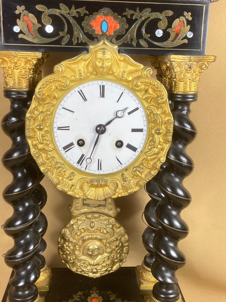 Relógio de pórtico -  Antigo - Bronze dourado - 1850-1900 #1.0