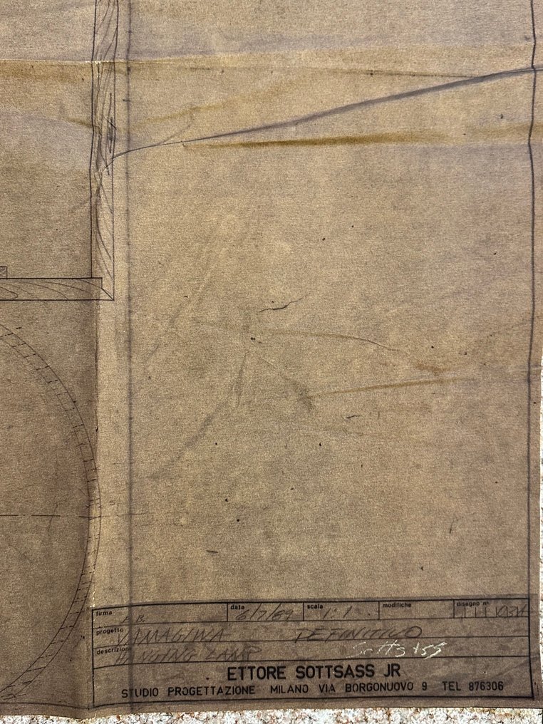 Ettore Sottsass JR - Progetto Hanging Lamp #3.2