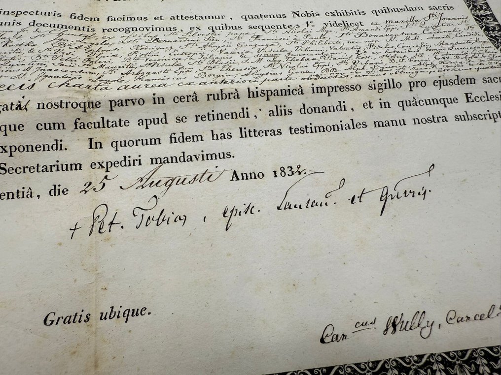 Multiple reliquary documents. - Paper - 1800-1850 #2.1