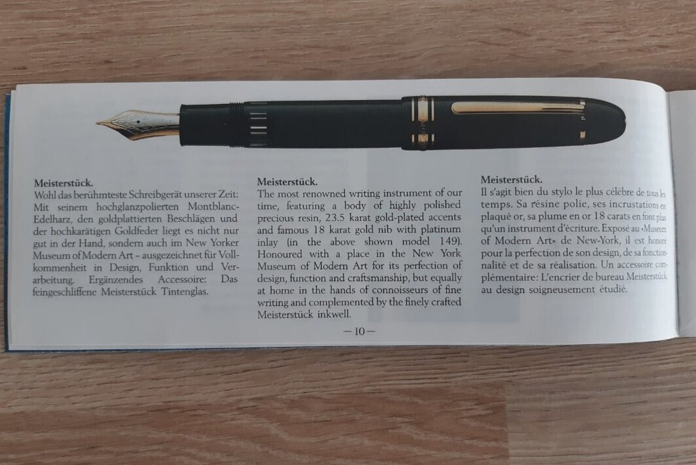 Montblanc - Meisterstück - Utan reservationspris - Reservoarpenna #2.1