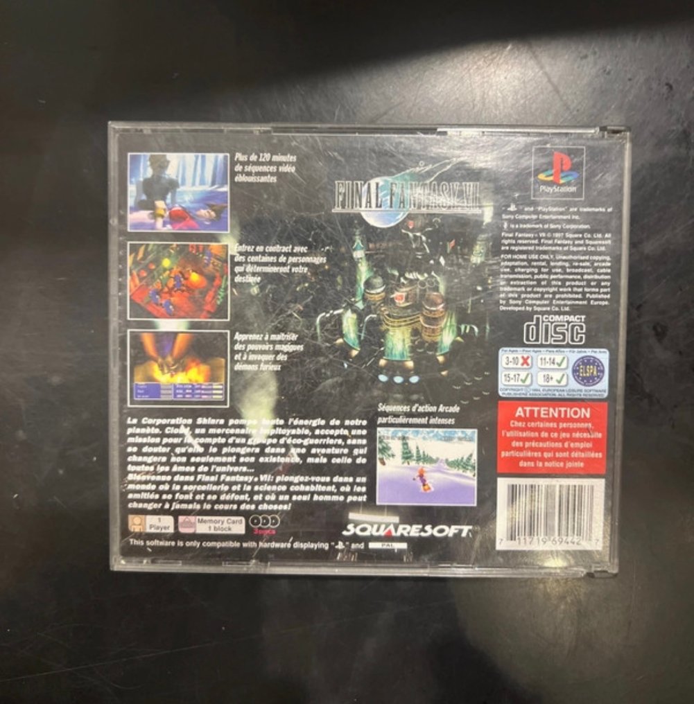 Sony, PlayStation - Playstation 1 (PS1) - with Final Fantasy VII and Final Fantasy VIII - Consola de videojuegos + juegos #4.3