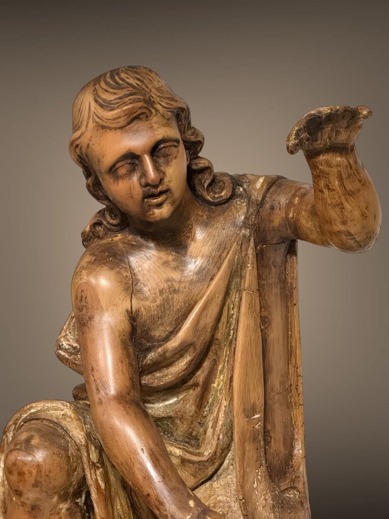 Escultura, Engel / 18e eeuw neoklassiek - 63 cm - Madera - 1780 #1.0