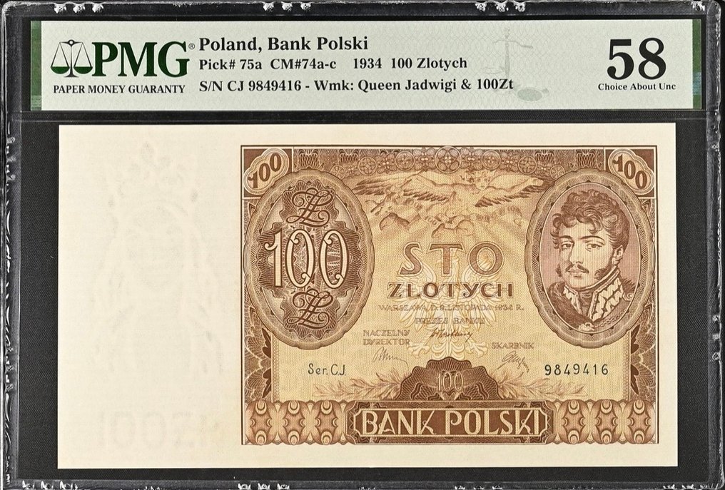 Polska. - 20 and 100 Zlotych - 1934/1936 #3.2