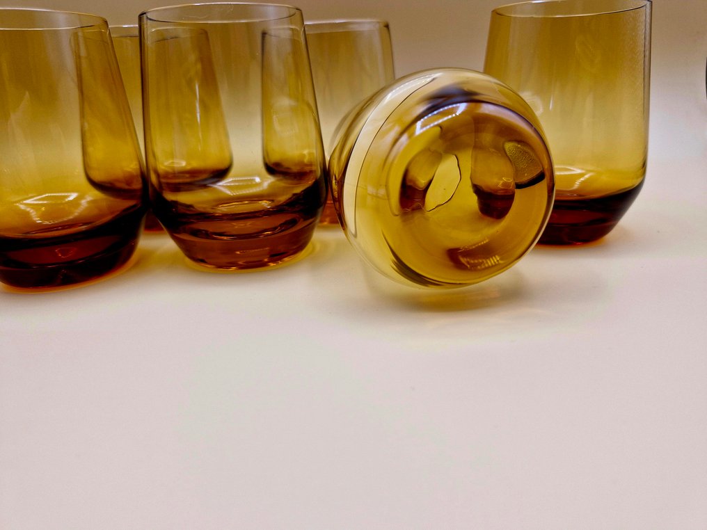 Kristallglaswerk Hirschberg - Prof. W. Braun-Feldberg - Bicchiere (6) - Jagdhaus - Cristallo - Set da 6 #4.3