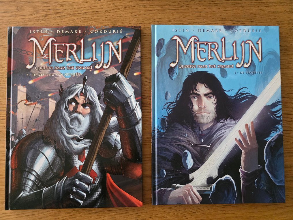 Merlijn - Queeste naar het zwaard 1 t/m 5 - Complete reeks HC - 5 Album - EO - 2013/2015 #2.1