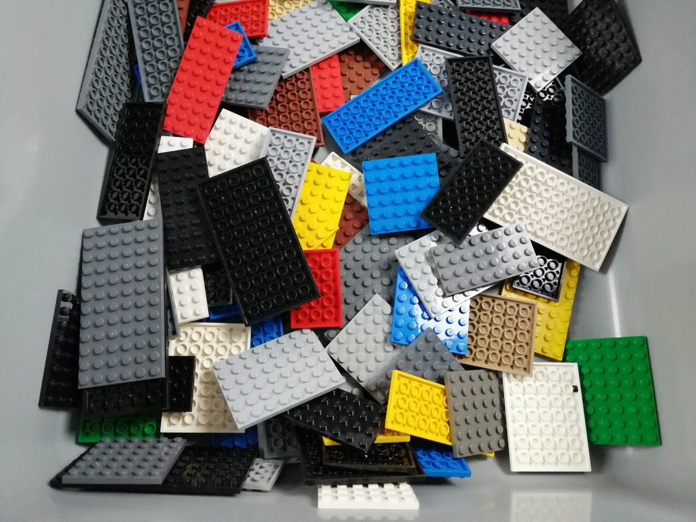 LEGO - van 500 plates 4x4 tot 6x16 - 2000-2010 #4.3