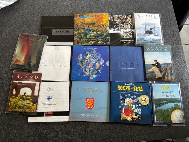 Finlanda. Year Set (BU) 2001/2007 (14 sets)  (Fără preț de rezervă) #1.0