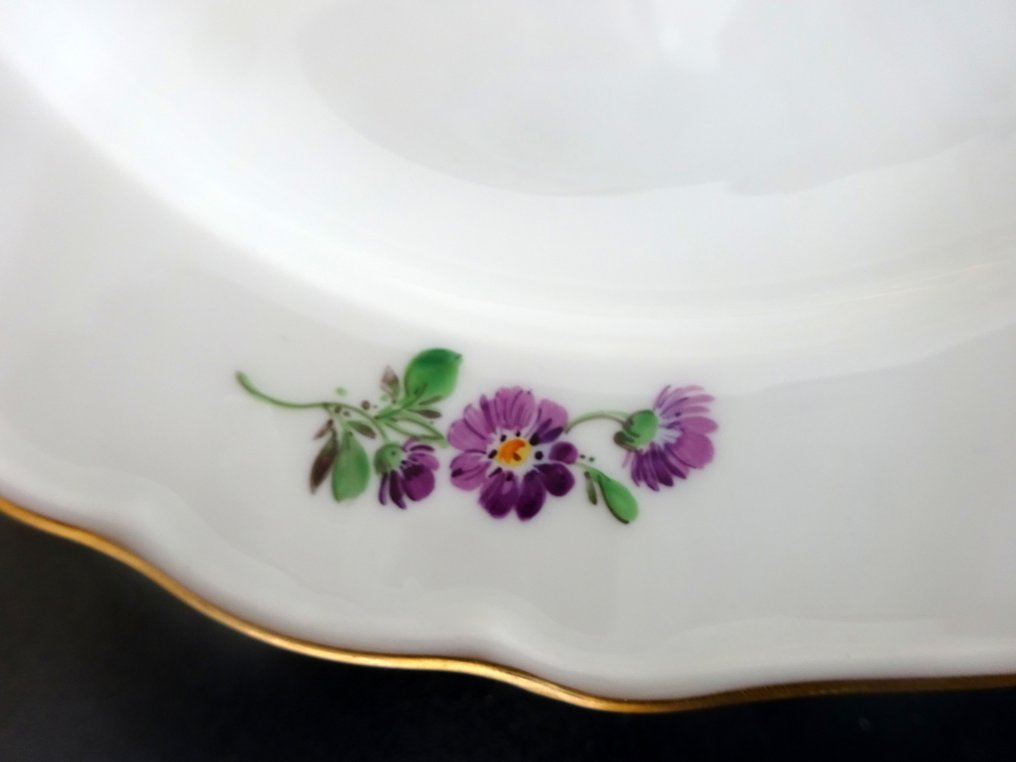 Meissen - Tallrik - Porslin - Meissner Teller #4.3