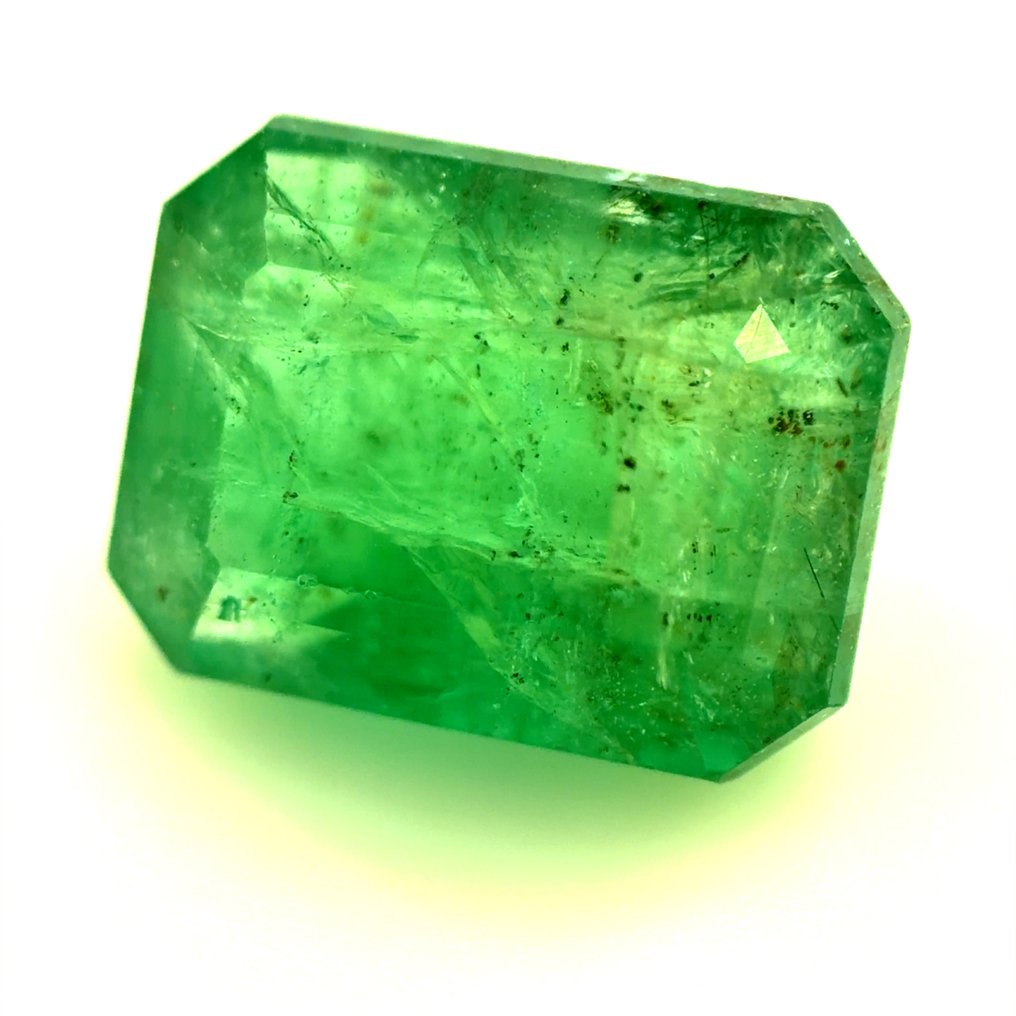 没有保留价 - 1 pcs  绿色 祖母绿  - 4.87 ct - 国际宝石研究院（IGI） - 天然的翡翠 #1.0