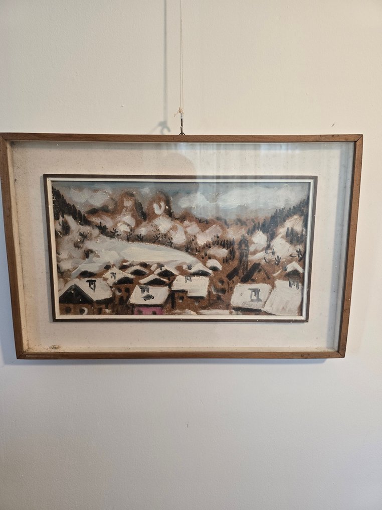Davide Orler (1931-2010) - Paesaggio innevato, anni ’60 #1.0