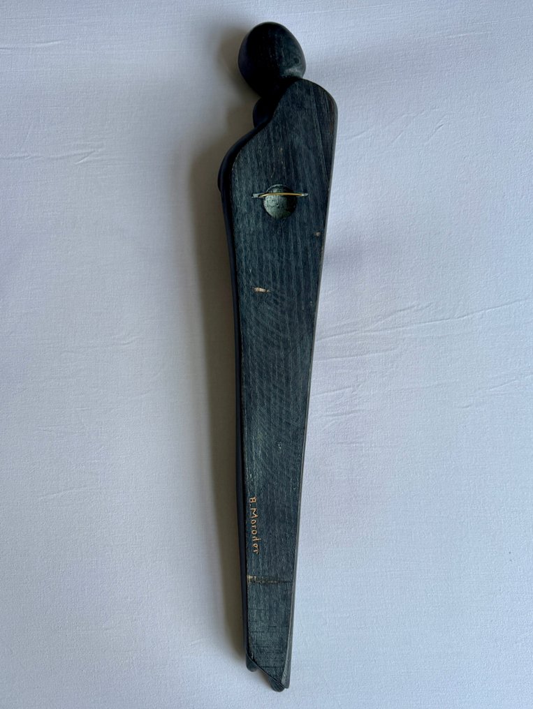 A. Moroder - Statue, Moeder met kind - 60 cm - Holz #3.2