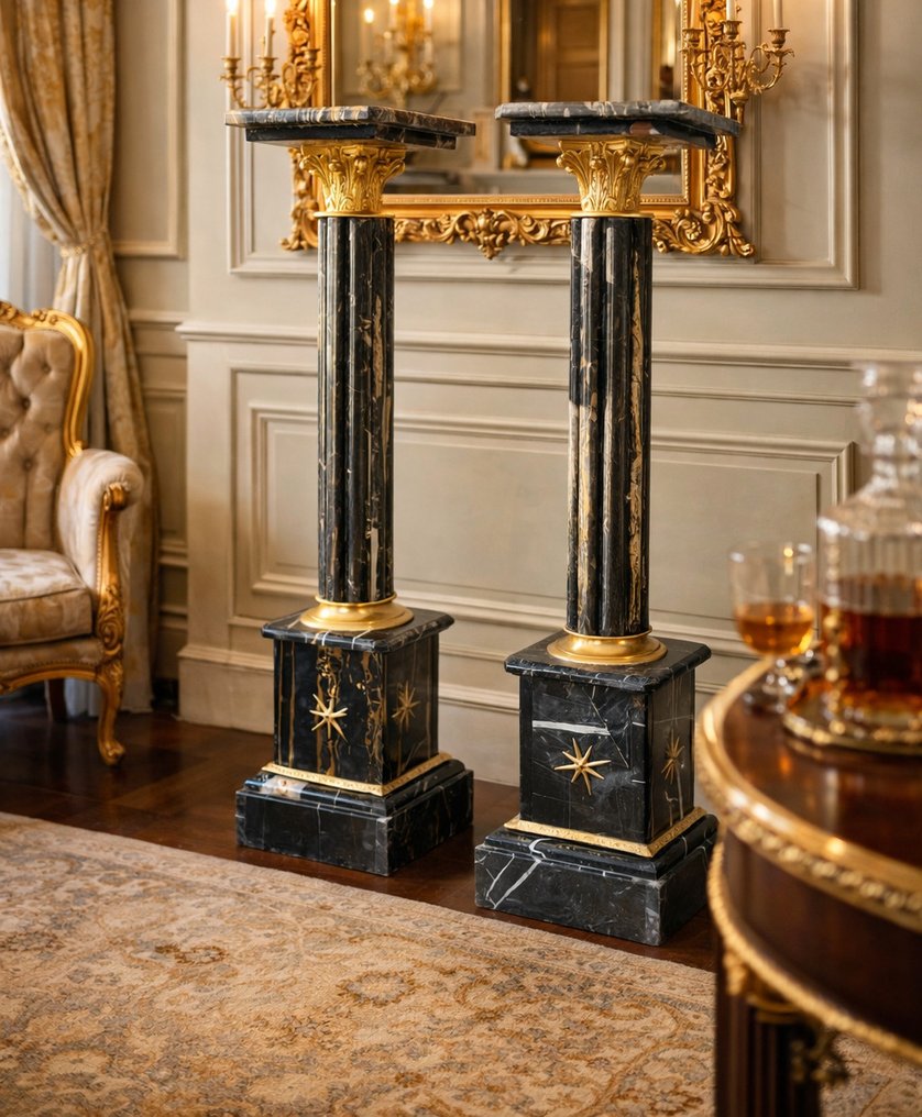  圆柱 (2) - 20世纪 - 经典大理石柱子  #1.0