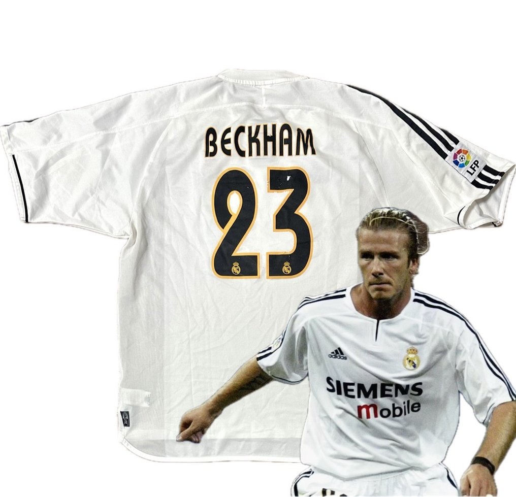 Real Madrid - Spanyol labdarúgó-bajnokság - David Beckham - 2003 - Futball ing #1.0