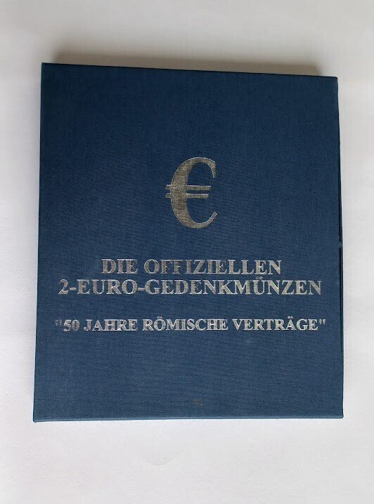 Europe. 2 Euro 2007 "50 Years of the Treaties of Rome" (13 coins, gold-plated)  (No reserve price) #3.2