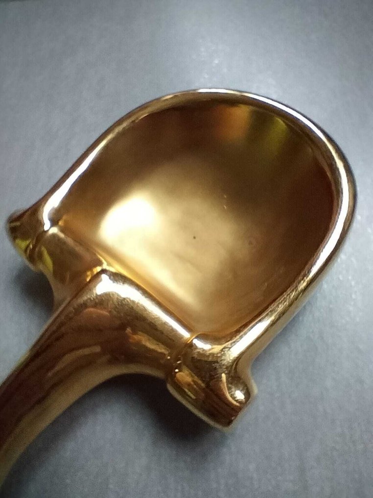 Gucci - Askebæger - Messing, Læder - Dobbelt Gucci askebæger #1.0