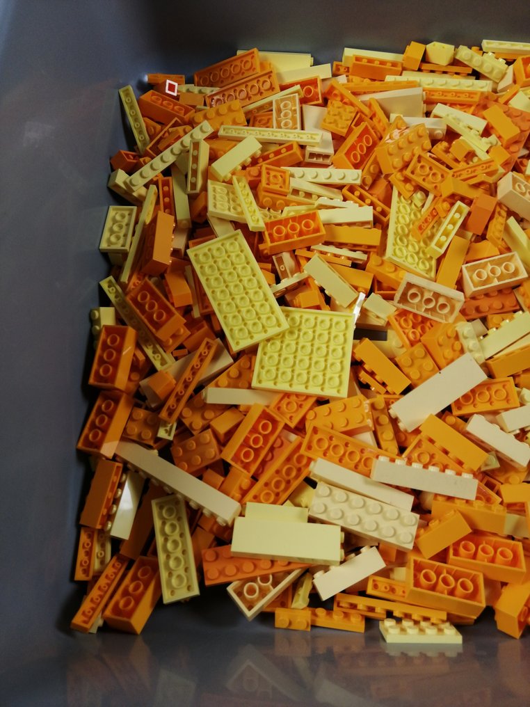 Lego Τουβλάκια - Lego - geen serie - Losse stenen Partij van 1000 Licht Gele tot Medium Oranje bouwstenen #1.0