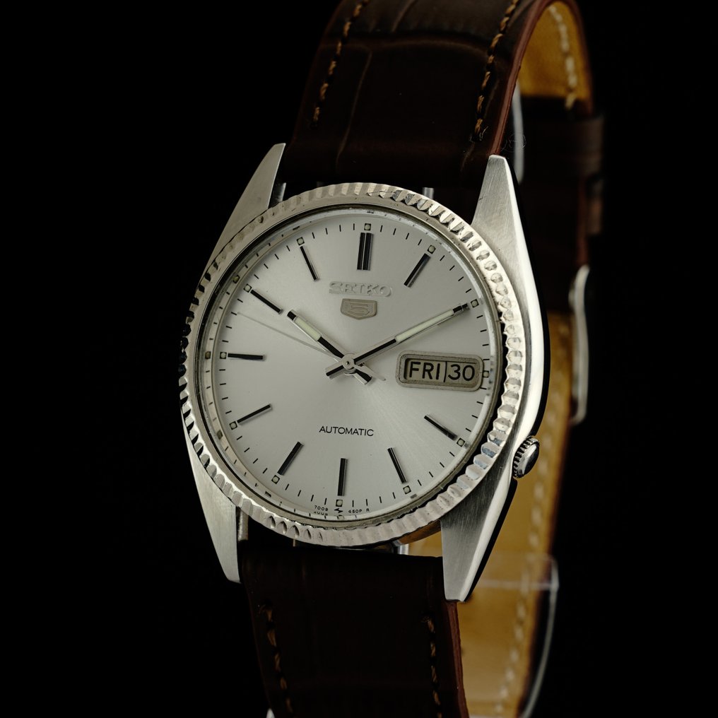 Seiko -5 Automatic - Fluted - 沒有保留價 - 男士 - 1980-1989  #1.0