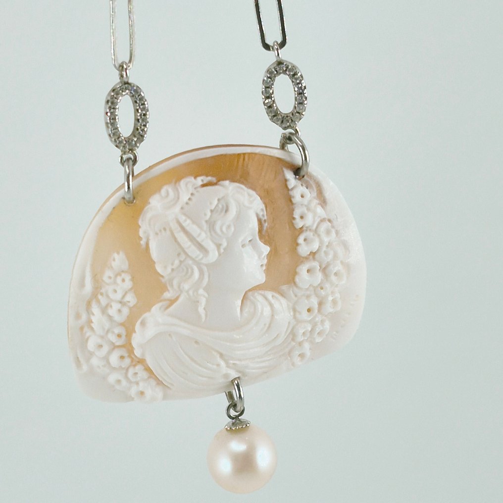 Silber - Halskette - CAMMEO ANTICO #1.0
